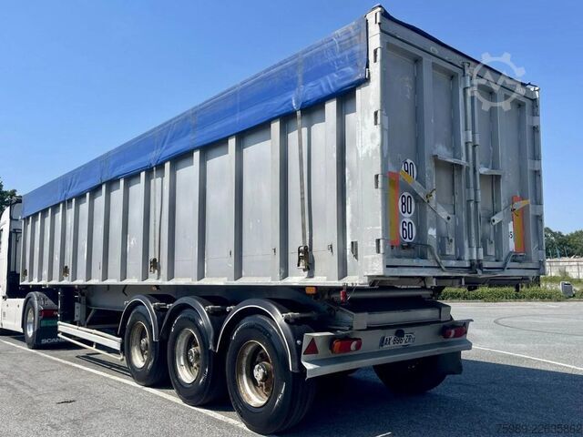 Tipper Fruehauf grain transport 46m 3 3 axels , ABS