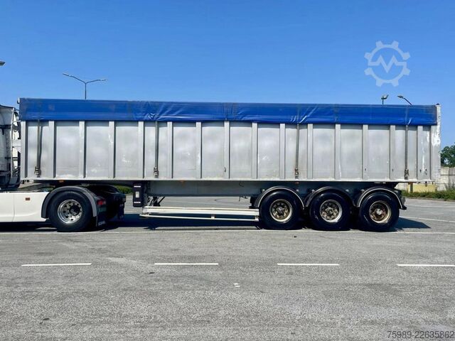 Tipper Fruehauf grain transport 46m 3 3 axels , ABS