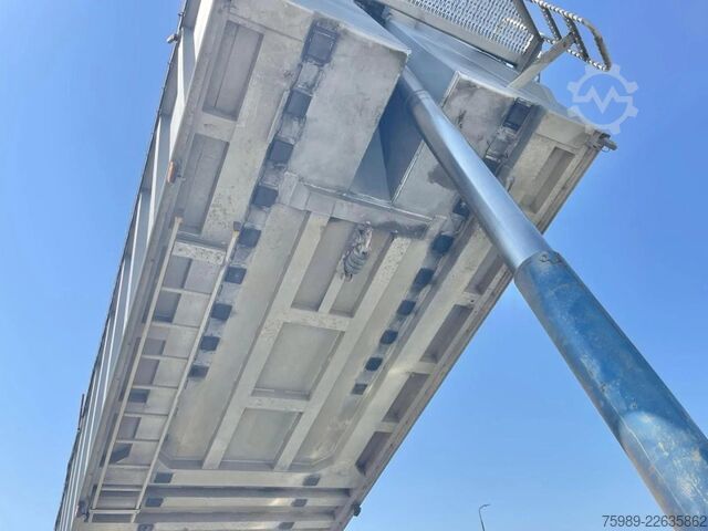 Tipper Fruehauf grain transport 46m 3 3 axels , ABS