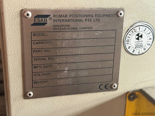 Welding positioner ESAB - CD-30 + Ci-30 ESAB CD-30 + Ci-30