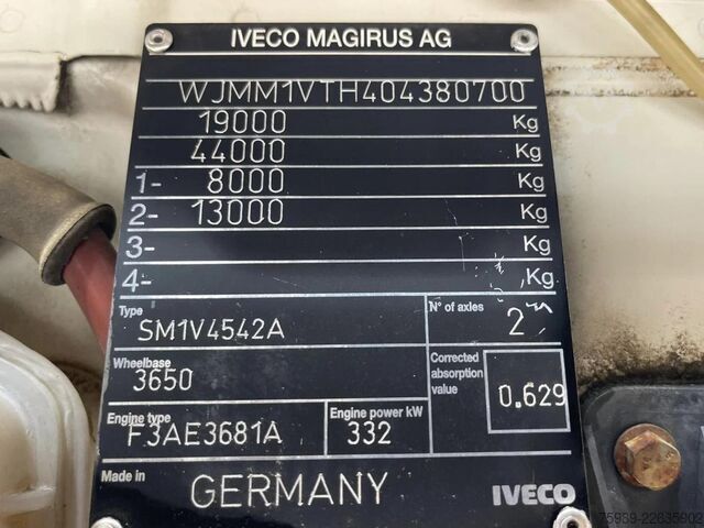 Standard tractor Iveco Stralis 450 RETARDER, HYDRAULIC, PTO, FRIGO. ! ...