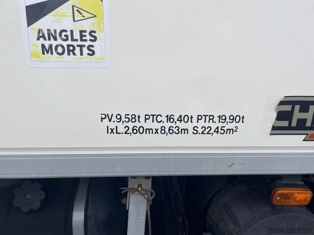 Kühl-/Tiefkühltransport Renault Midlum 220 THERMO KING TS-300,  CHEREAU, MANUAL