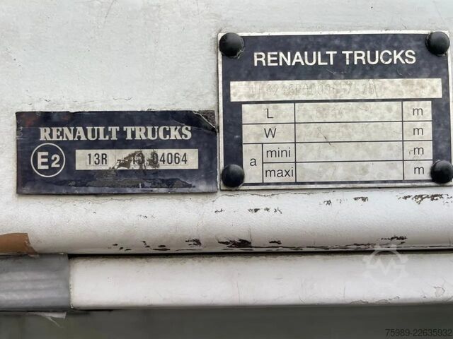 Standard tractor Renault Premium 460 2 FUEL TANK,  FRIGO, EURO 5