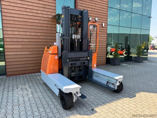 4-way forklift Hubtex DQ45 G //LPG//Triple//Only 1116 hours !