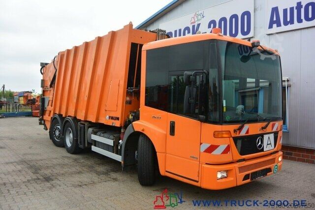 Garbage truck Mercedes-Benz Econic 2633 Faun Variopress 522 Zöller Schüttung