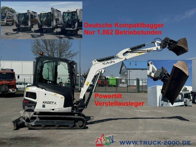 Mini excavator Kubota Kubota KX027-4 GL Verstellausleger + Powertilt