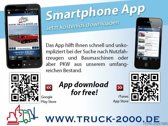 Swap chassis trailer Krone AZ18 Box Carrier - Luft - BPW Achsen