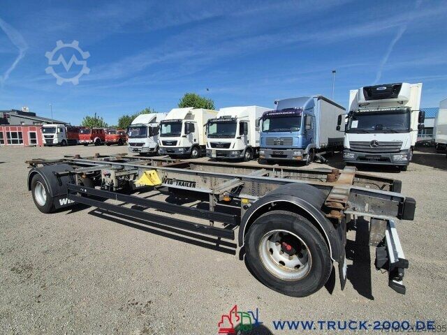 Swap chassis trailer Web-Trailer 18 Box Carrier - Luft - SAF Achsen