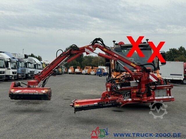Mowing machine Unimog Dücker Mähkombination RSM Mäher Ausleger DUA800