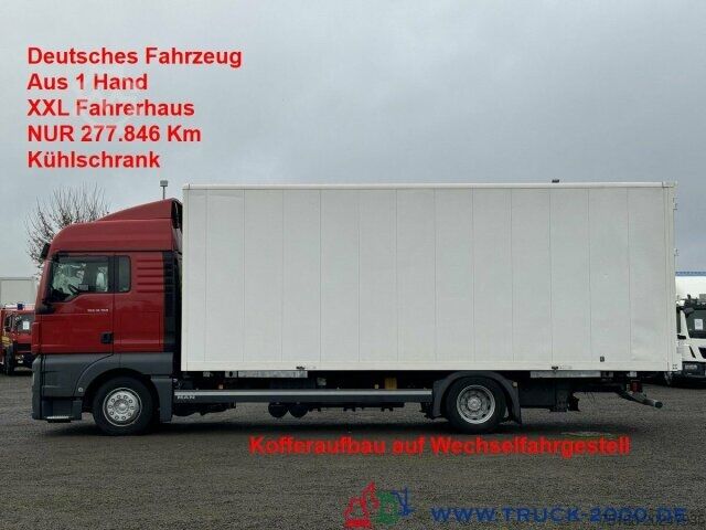 Box truck MAN TGX 18.360 BDF- Koffer XL Haus Standhzg 277TKM