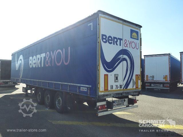 Open semitrailer with tarp Schmitz Cargobull Semitrailer Curtainsider Standard