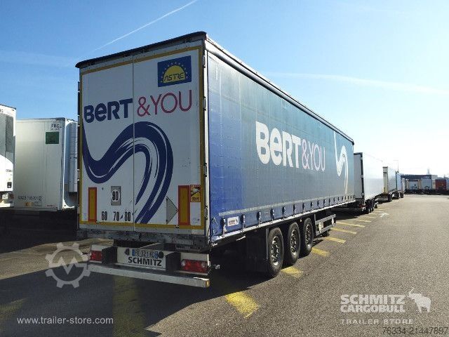 Open semitrailer with tarp Schmitz Cargobull Semitrailer Curtainsider Standard