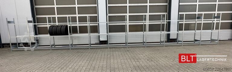 Steckregal ca. 34,56 lfm. Reifenregale META für bis zu 360 Reifen! Neuware