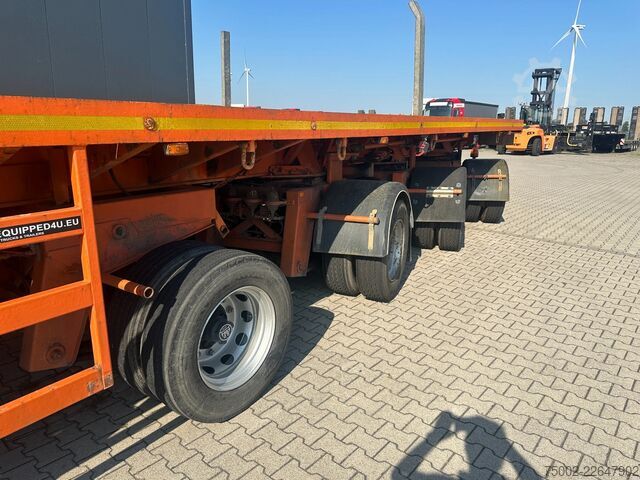 Platform trailer Nooteboom OVB-73-04 73 tons Ballast trailer / 4 axles / 3...