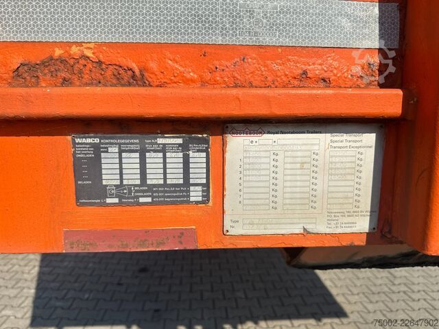 Platform trailer Nooteboom OVB-73-04 73 tons Ballast trailer / 4 axles / 3...