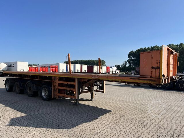 Platform trailer Nooteboom OVB-73-04, 73 tons Ballast trailer, 4 axles, 3 ...
