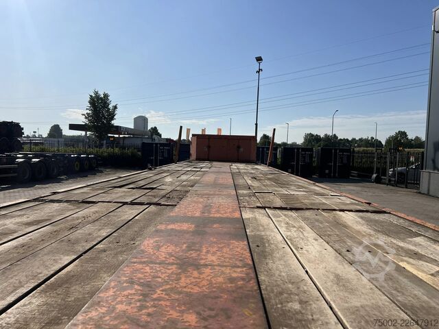 Platform trailer Nooteboom OVB-73-04, 73 tons Ballast trailer, 4 axles, 3 ...