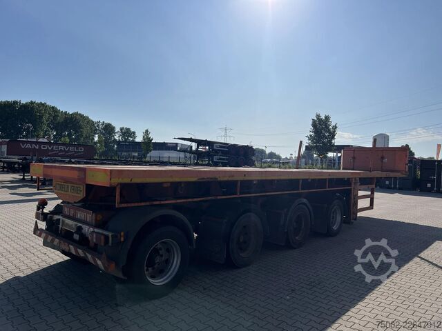 Platform trailer Nooteboom OVB-73-04, 73 tons Ballast trailer, 4 axles, 3 ...