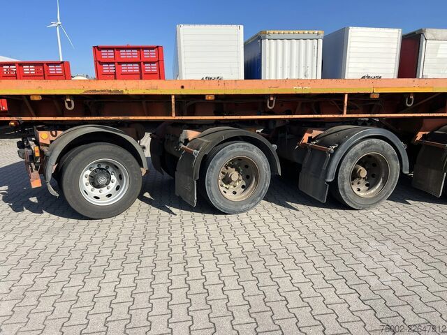 Platform trailer Nooteboom OVB-73-04, 73 tons Ballast trailer, 4 axles, 3 ...
