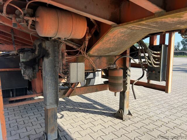 Platform trailer Nooteboom OVB-73-04, 73 tons Ballast trailer, 4 axles, 3 ...