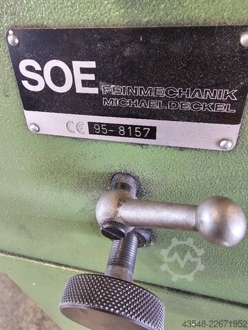 Graver grinding machine DECKEL SOE