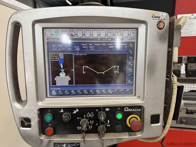 Hydraulische Abkantpressen Amada HFP 130 ton x 4100 mm CNC