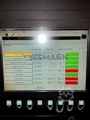 Laser cutting machine TRUMPF Trumatic 3050 (L15) 6KW / 5030 classic
