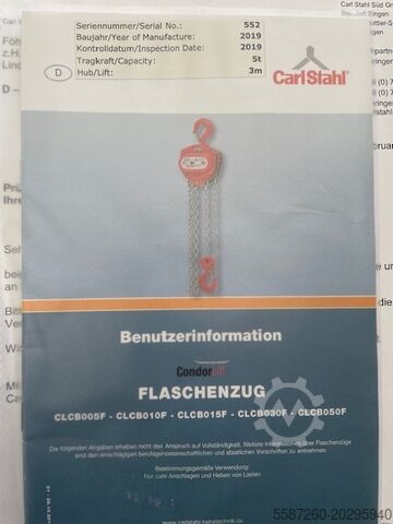 Mobile gantry crane, load capacity 5,000 kg Carl Stahl Portalkran mobil, Tragfähigkeit 5.000 kg