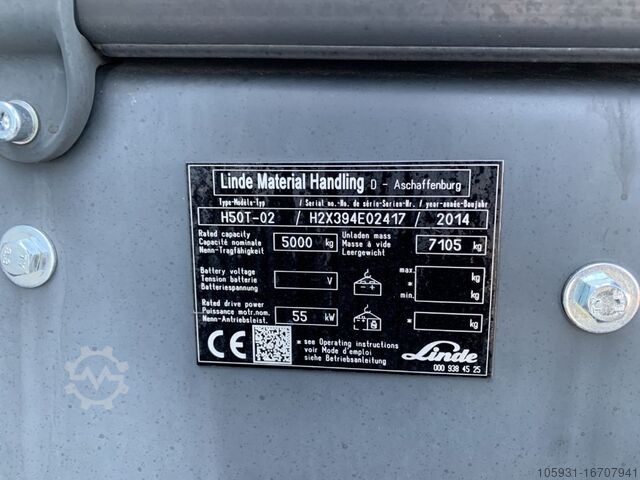 LPG Forklifts Linde H50T-02