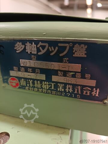 Mehrspindelbohrmaschine 48 Spindeln TOYOSK 01C550T