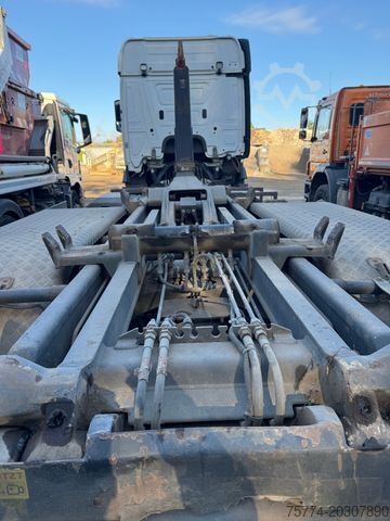 Roll-off tipper truck MERCEDES-BENZ 2545 L/ Meiller Abroller/ Lenkachse