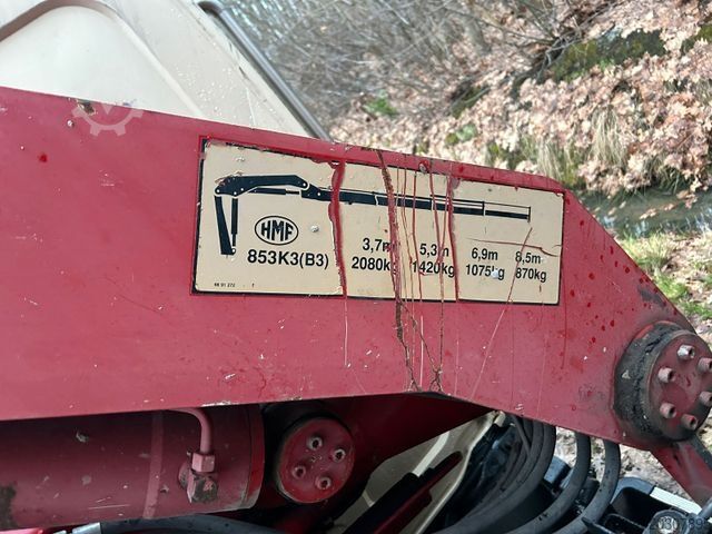 Kipper LKW RENAULT Midlum 210 Kipper + Kran HMF850