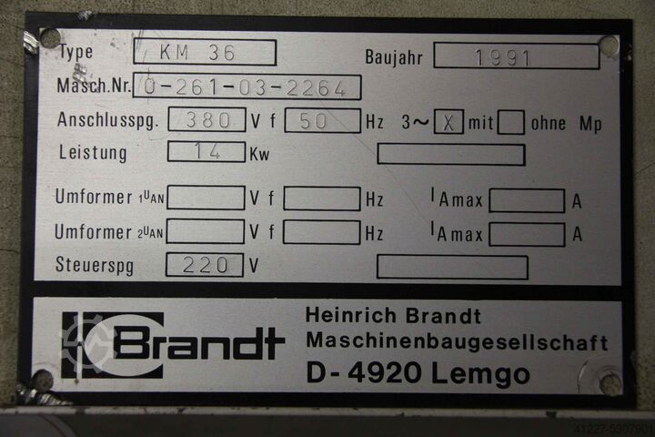 Profile scraper Homag Brandt 510/430/H570 mm