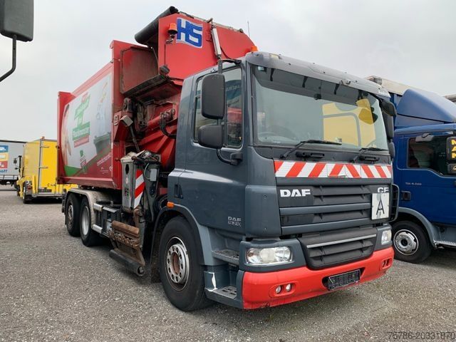 Garbage truck DAF CF 75.310 Schörling Seitenlader/Rechtslenker