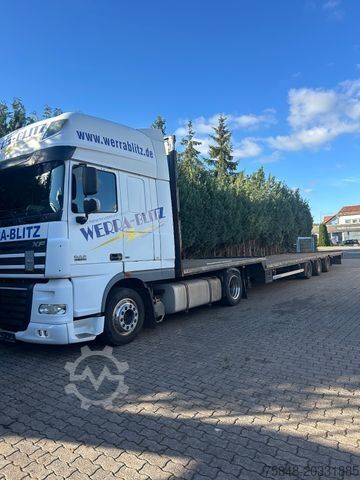 Low loader semitrailer KOTSCHENREUTHER STL 324-Bereifung 215/75R17,5-Lenkachse