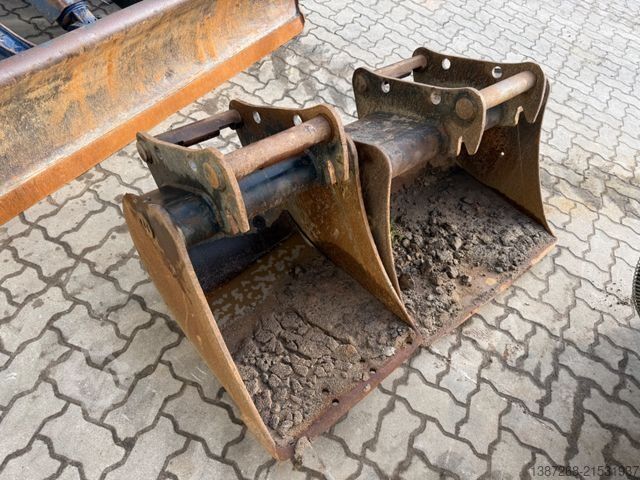 Minibagger KUBOTA KX080-4 / ZSA / 3 x Löffel / VAH / Deutsch