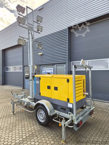 Mobile Lichtmast Atlas Copco QAS 20 ST3, Lichtmast Jaar 2018, 20Kva.