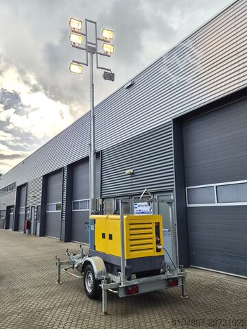Mobile Lichtmast Atlas Copco QAS 20 ST3, Lichtmast Jaar 2018, 20Kva.