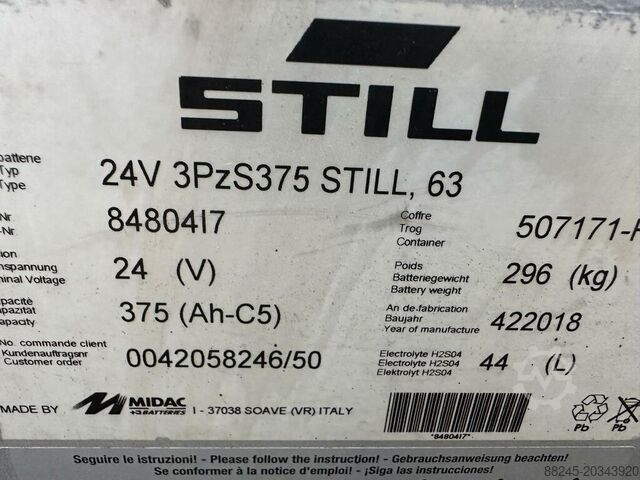 VS-22446 Elektrischer Triplex-Stapler Still, 4.716 mm, wenige Betriebsstunden STILL EXVSF14