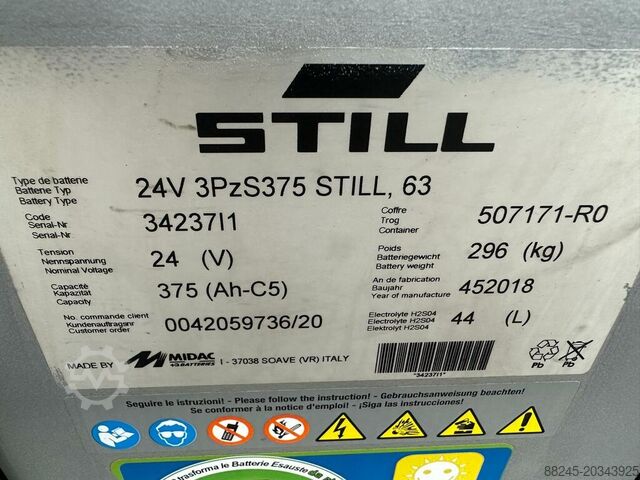 VS-22447 Elektrischer Triplex-Stapler Still, 5.016mm Hubhöhe, wenig Betriebsstunden STILL EXVSF14