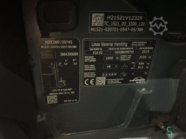 Gabelstapler Linde E16-02