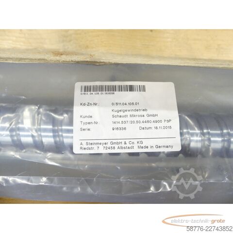 Component Steinmeyer für Schaudt Mikrosa 1414.537 P3P Kugelgewindetrieb - ! -