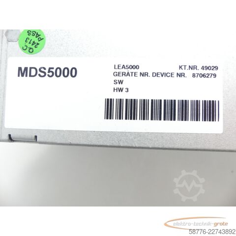Komponente Stöber FDS50007/L Posidrive MDS5000 . 49029 Ge. Nr: 8706279 SN: 8712903