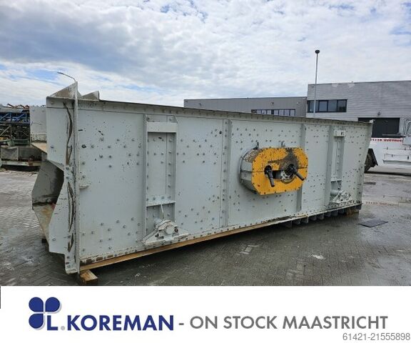 Siebanlage dbr Fördertechnik 18/60-2 dbr Fördertechnik Type: Ellipse horizontal Surface: 6000 x 1800 mm – 2 Decks Screening machine dbr Fördertechnik 18/60-2