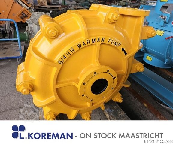 Warman Pumpe Warman Type: 6/4 HH Inlet: ∅ 150 mm Outlet: ∅ 110 mm Warman Pump