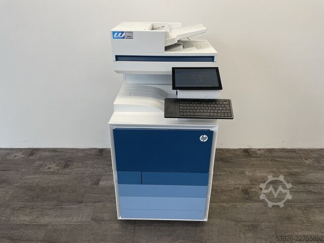 Office printer HP Color LaserJet Flow E87740 incl. Duplex only 2300 clicks