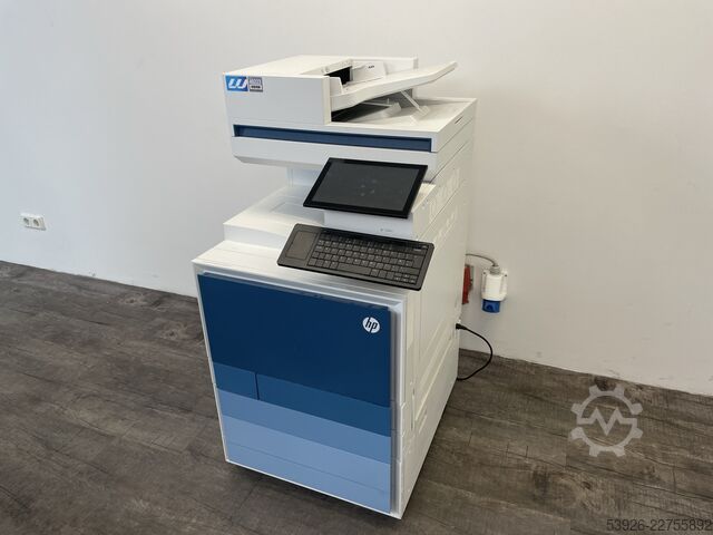 Office printer HP Color LaserJet Flow E87740 incl. Duplex only 2300 clicks