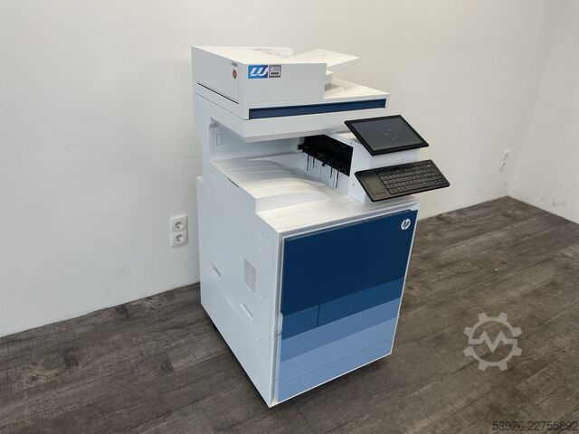 Office printer HP Color LaserJet Flow E87740 incl. Duplex only 2300 clicks