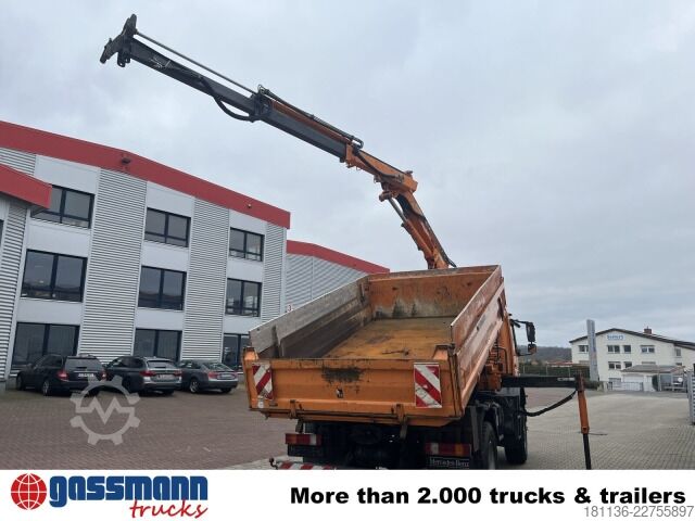 Kipper LKW Mercedes-Benz Axor 1829 AK 4x4, Winterdienstausstattung, Kran
