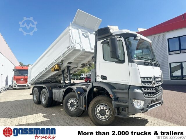 Kipper LKW Mercedes-Benz Arocs 4142/48 K 8x4/4, Meiller Bordmatik links